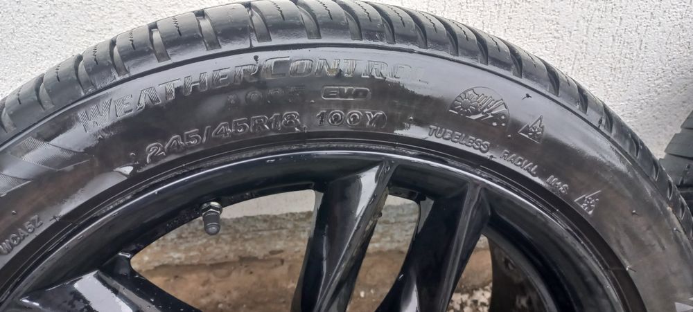 Jante MAM 18"5×112 + anvelope Bridgestone  M+S 245/45/18 D