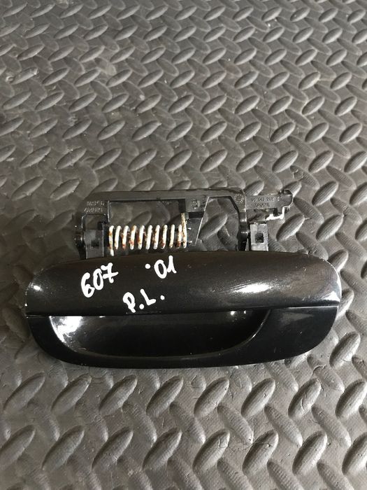 Предна лява външна дръжка на врата черна  за Peugeot 607 (2002) 9629157577