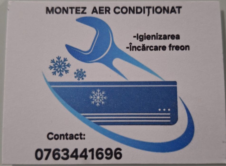 Montez aer conditionat ,igienizare, incarcare freon