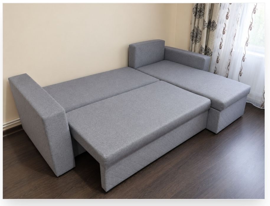 Colțar extensibil cu 2 lazi de depozitare