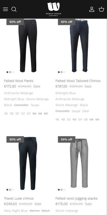 Мъжки спортно елегантен панталон WEBER . Размер 34 М/L