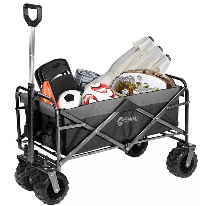 Сгъваема офроуд транспортна количка с 4 колела