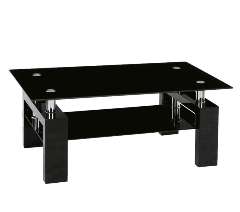 Холна маса черен гланц