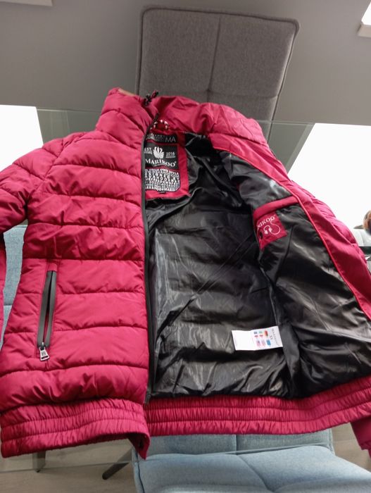 Зимно яке Marikoo Poison цвят бордо