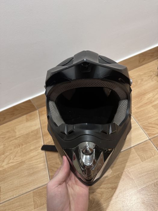 casca de protectie full black