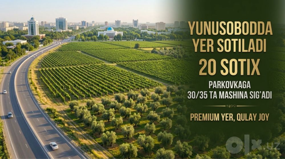 Yunusobod yer sotiladi