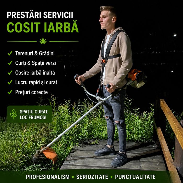 Prestari servici cosit iarba