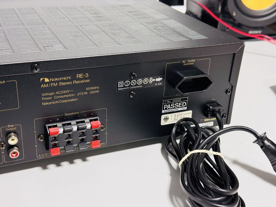Amplificator/receiver de fidelitate Nakamichi RE-3,ca nou estetic,1993