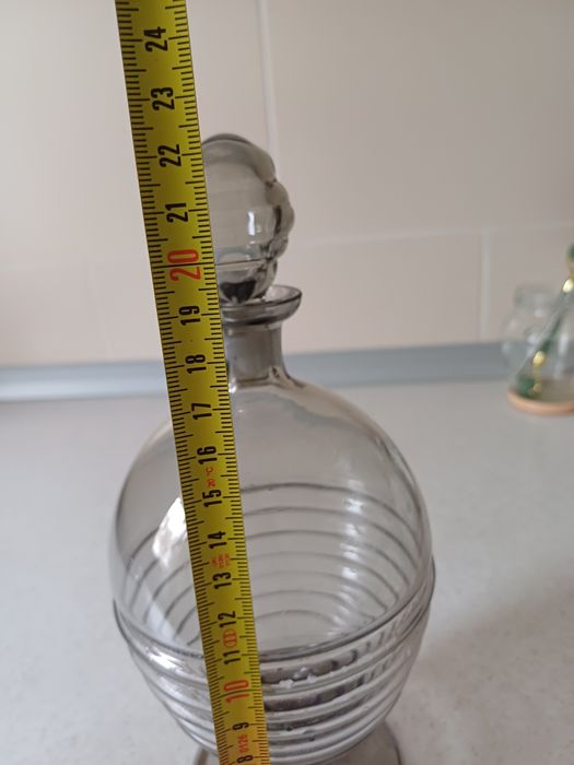 Accesoriu decorațiune înfrumusețare sticla hand made Franța  1970