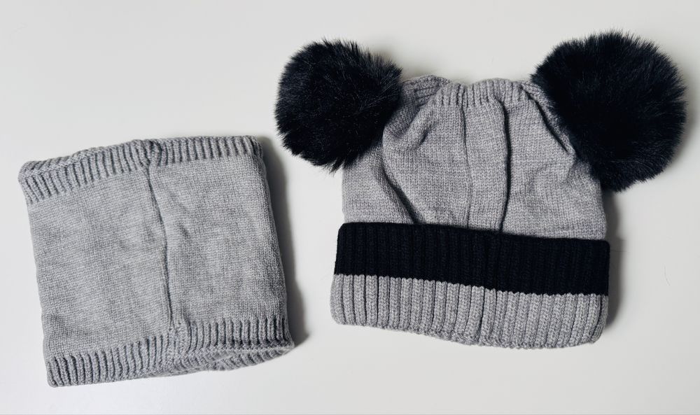 Set caciula si fular pt copii