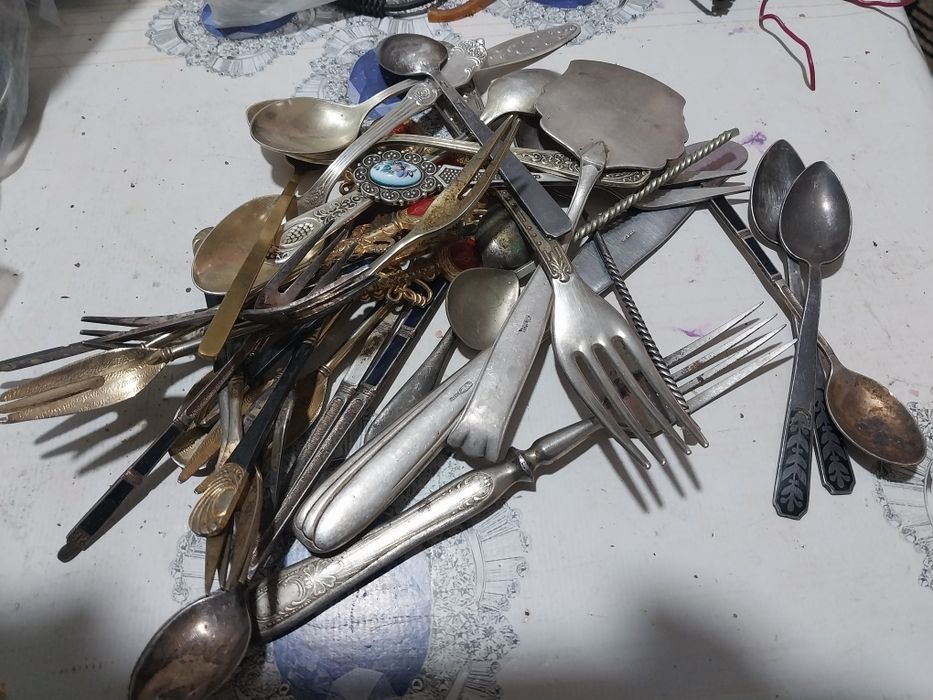 Мелихеровие вылки ложки посуды