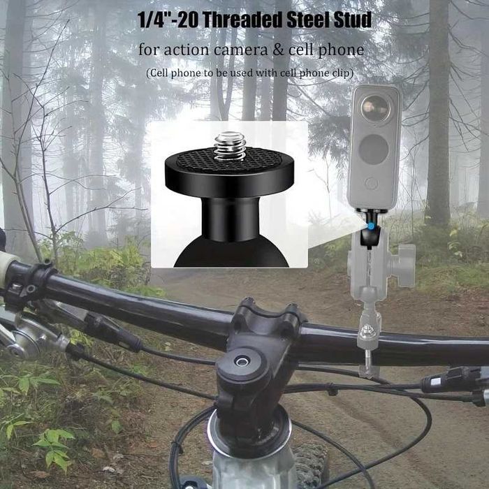 Adaptor bila - filet 1/4 Insta360 GoPro DJI compatibil RAM Mounts