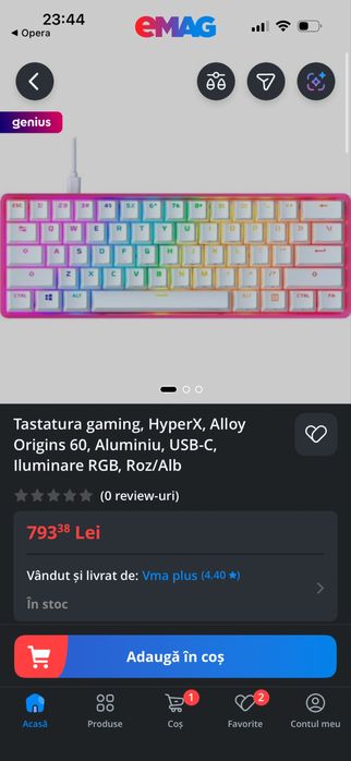 Tastatura mecanica hyperX