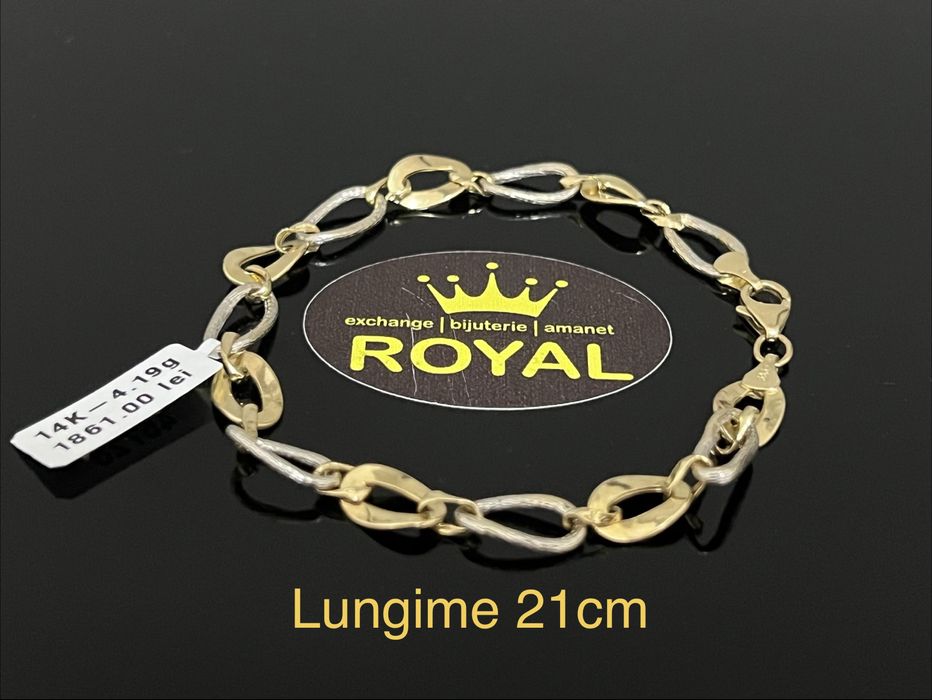 Bijuteria Royal CB : Bratara dama aur 14k 4,19gr