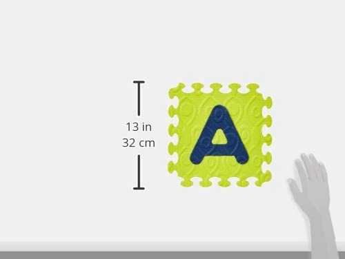 Пъзел за под, килимче за под с букви, 26 части, подходящо и за бебета