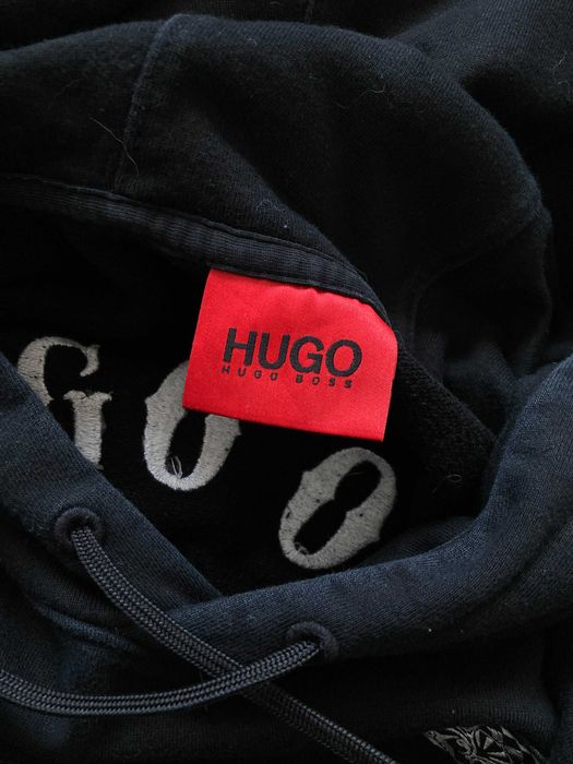 Hugo Boss Disho мъжки черен суитчър суичър размер М