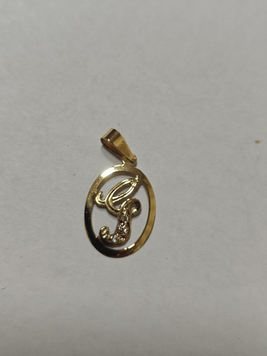 Medalion inițială G aur 18k 0.67gr(r)