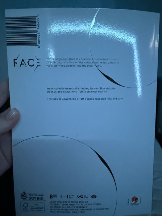 Album FACE Jimin BTS