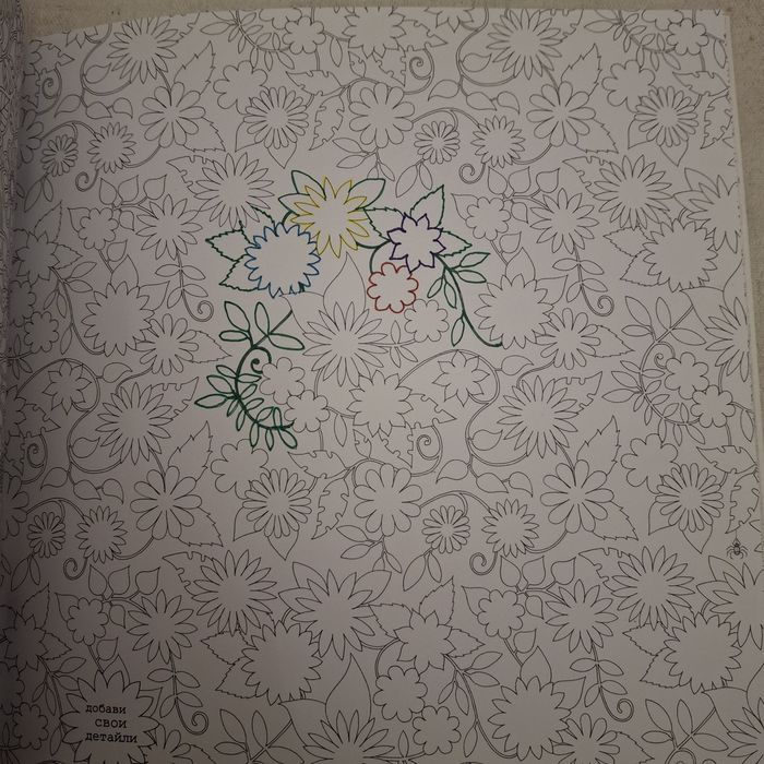 Антистрес рисувателна книга "Тайната градина" Джохана Босфорд.