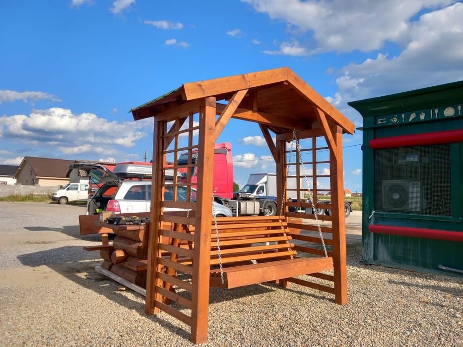 Balansoar din lemn masiv