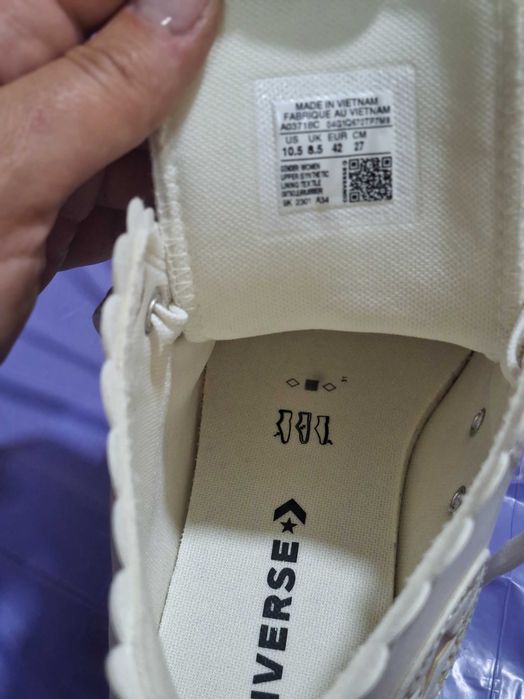 Кецове бяли Convers