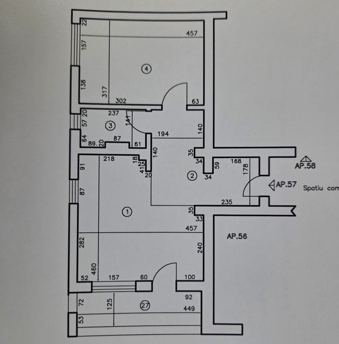 Proprietar vand Apartament  2 camere Bloc Nou