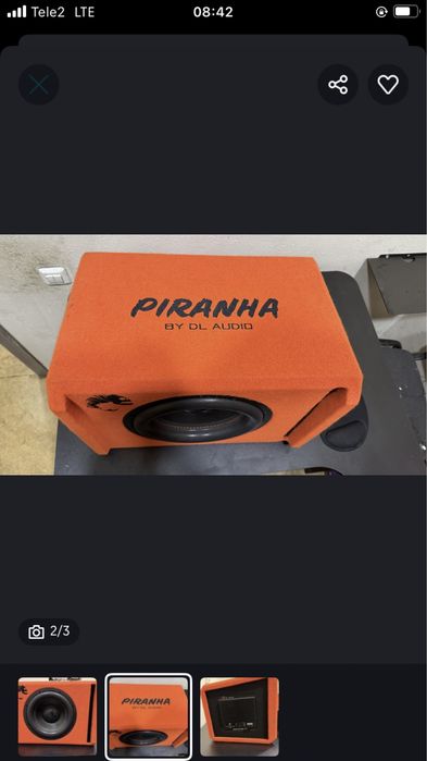 Продается Сабвуфер Piranha