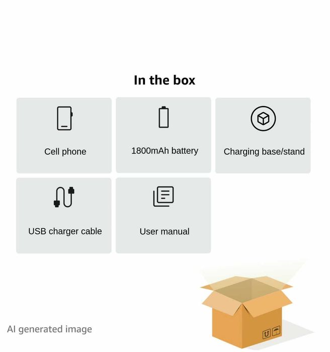 Чисто нов запечатан мобилен телефон artfone C1+4G за възрастни хора
