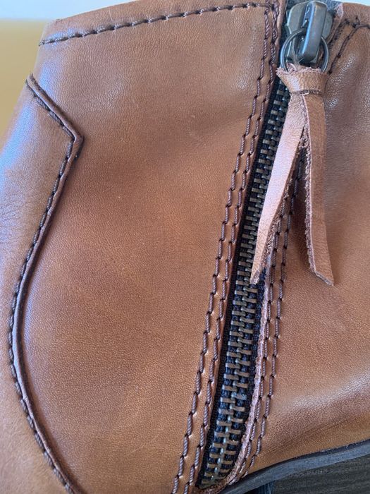 Женские полусапожки 40-размера / ГЕРМАНИЯ  / НАТУРАЛЬНАЯ КОЖА