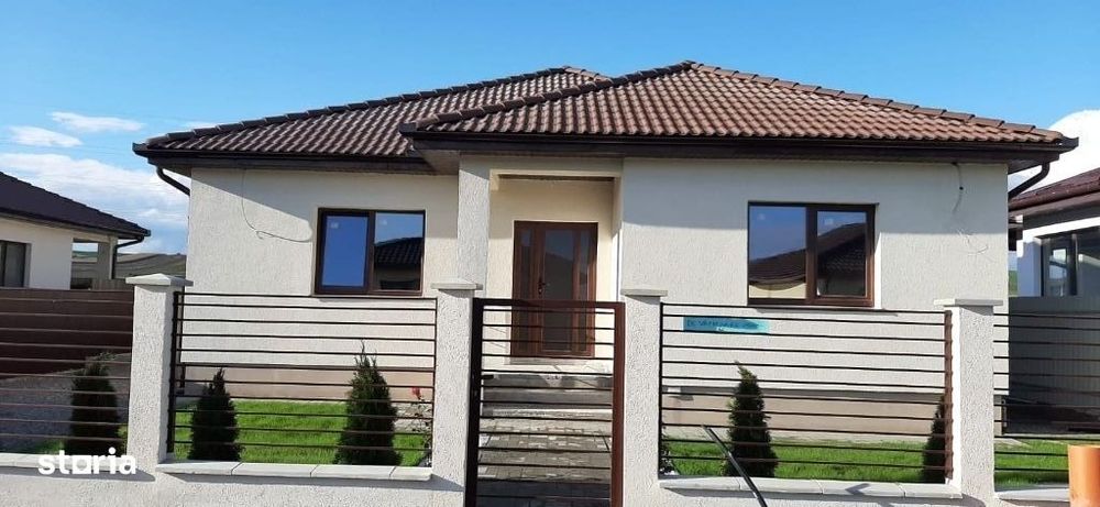Casa pe un singur nivel"la cheie,120 mp,teren 500 mp,Sangiorgiu