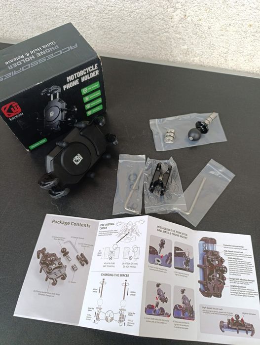 suport smartphone telefon pentru motocicleta kewig M26-B7
