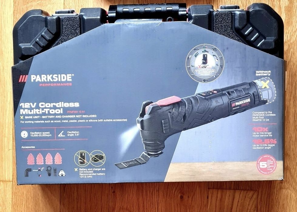 Парксайд 12v Мултитул осцилатор, 48€, Перфоратор 12v Performance