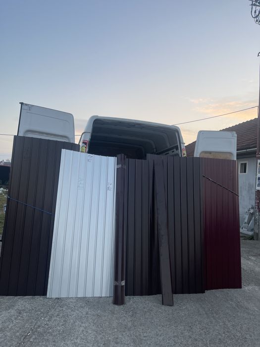 Tablă cutată zincată și Colorată