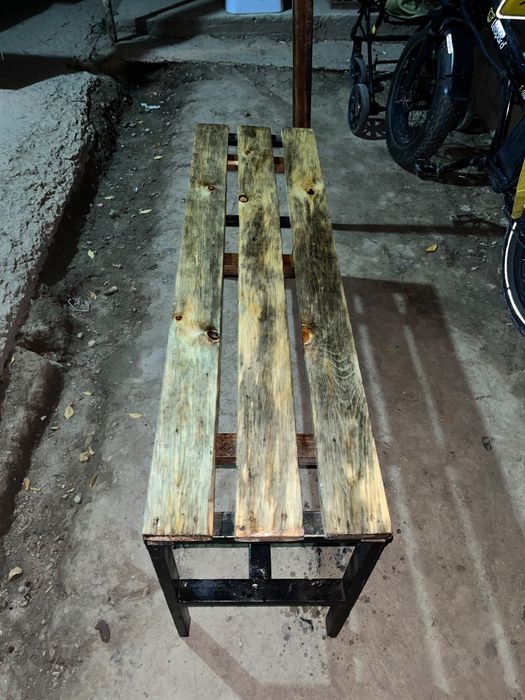 Скамейка из металл