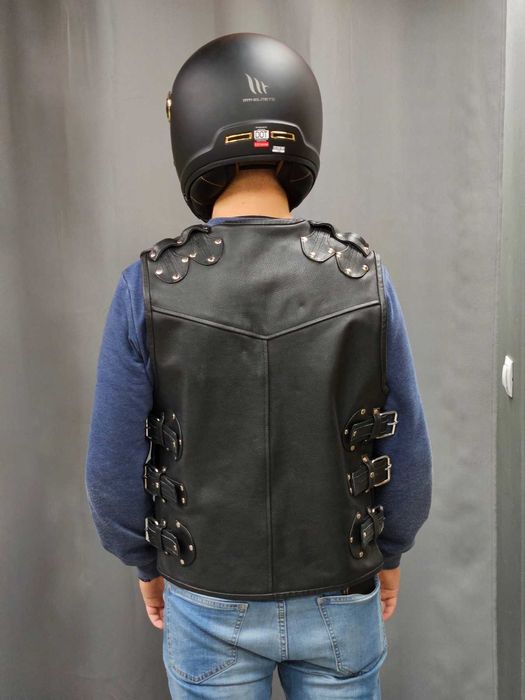 ПРОМОЦИЯ Кожен мото елек BLACK ROCK Код: 31179