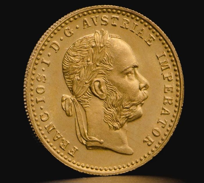 MonedaMonedă de Aur 1 Ducat Franz Iosif Austria