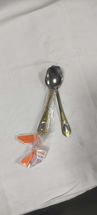 Чайные ложки, разнос металлический