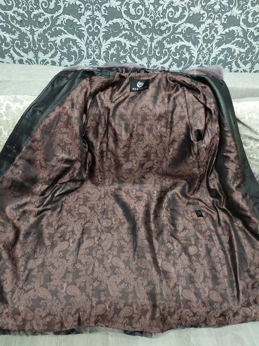 Шуба мутон облегченная.