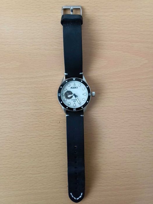 Автоматичен мъжки часовник Aquacy Cave Diver Open Heart 200m (SEIKO)