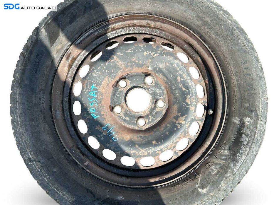 Set 4 Jante Janta Roata Roti Tabla 195 65 15 R15 Audi A3 8P 2004 - 2013 (6Jx15H2 ET45 4B0601027 2150924) [JNT0036]