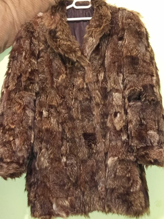 Палто от  естествен косъм лисица