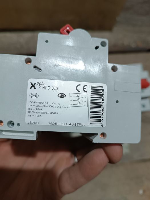 Автоматический Выключатель Moeller PLHT C100/3