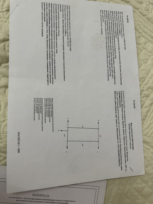 Жер сатылады Земля туран