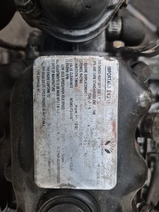 Motor Daewoo Doosan. DC24  diesel