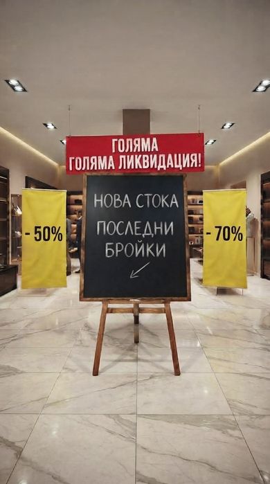 Стока електронна на ЛИКВИДАЦИЯ