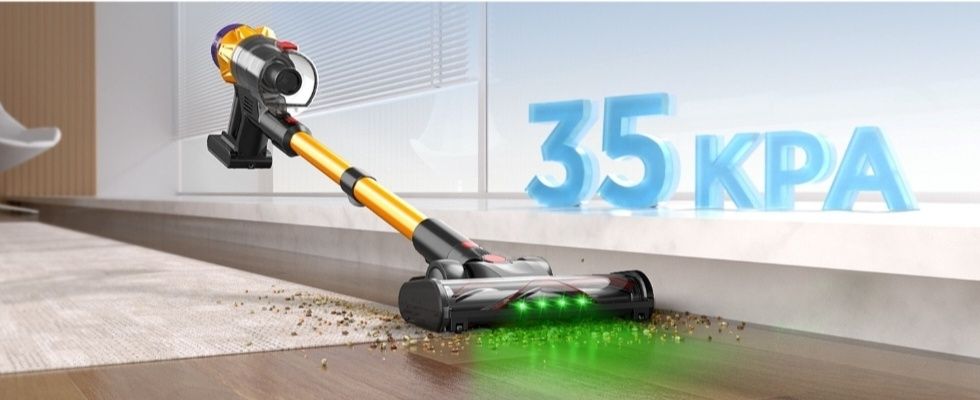 Пылесос V18 желтый