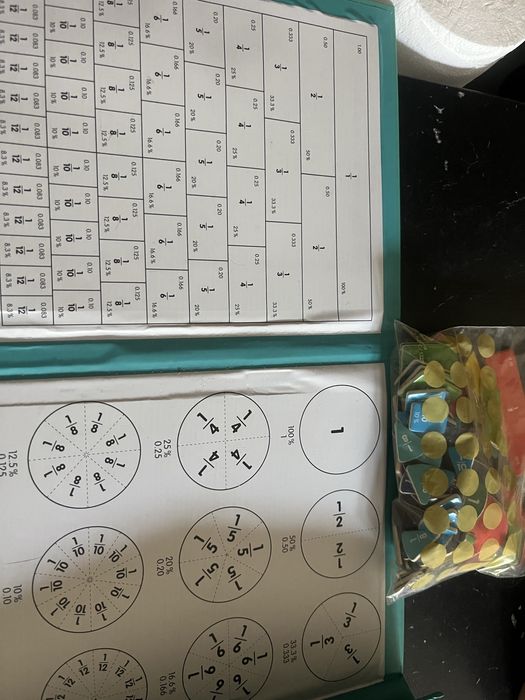 Fraction game magnetic