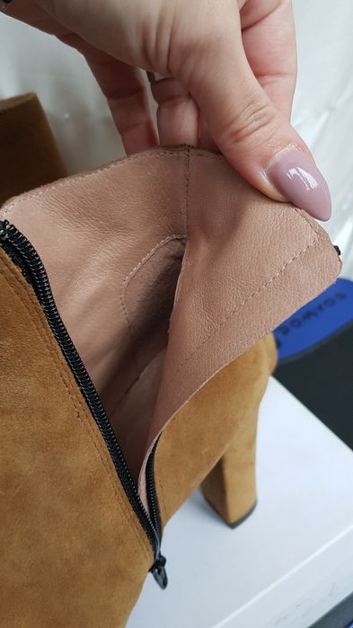 Botine piele intoarsa  39