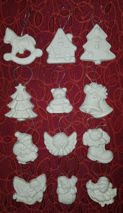 Figurine ipsos tematica Craciun pt pictat