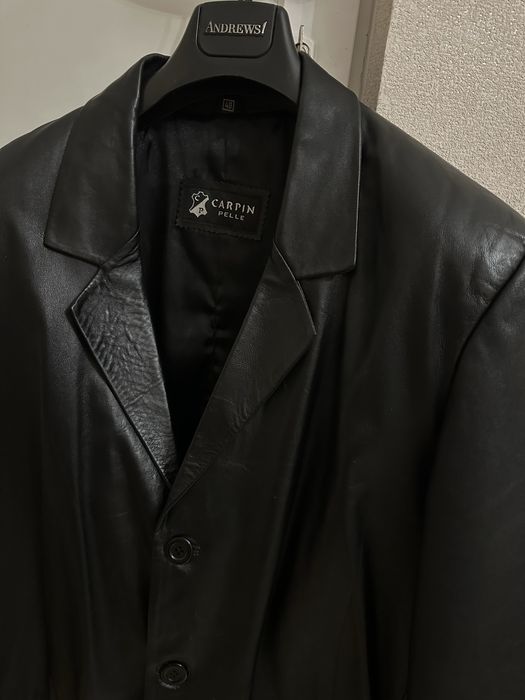 Мъжко сако!Естествена кожа!